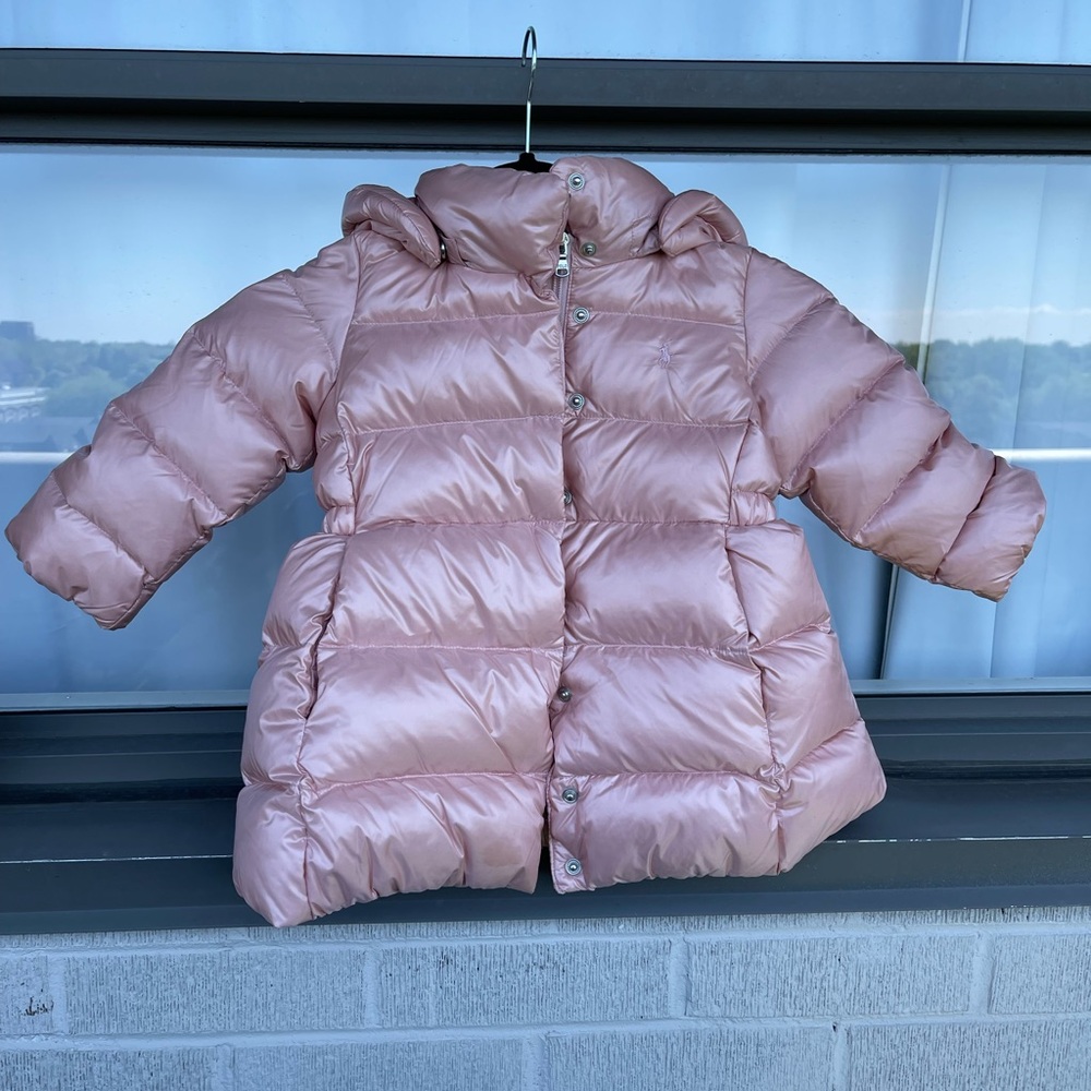 Polo by Ralph Lauren Pink Quilted Puffer Jacket